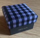 100  Silk Berlioni Italy Tie Handkerchief   Cufflinks Gift Box Set