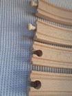 4 Wooden Ascending descending  wavy  Train Tracks Brio   Thomas Compatible