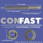Confast 3 4  X 5-1 2  Wedge Anchor Zinc Plated  box Of 10  3 4  X 5-1 2 