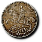 1935 Great Britain King George V Silver Crown
