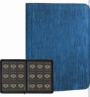 Pok  mon Giovanni And Mewtwo Laser Engraved 9 Slot 540 Card Blue And Red Binder