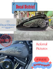 Wing Decals For Harley Davidson Gas Tank Sticker Dyna Fxr Vinyl Premium Set Of 2