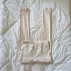 Light Pink Speckled Fleece Leggings Girls Size M l