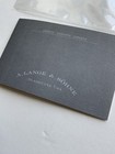 Open A  Lange   S  hne Watch Warranty Certificate Card Vintage     