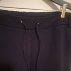 Jones   Co Navy Drawstring Jogger Pants Womens 1x Tapered Leg Elastic Waist