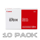 Canon 070h Black Toner Oem Genuine Crg-070h Lbp246dw Mf465dw 10 Pack Bulk Lot