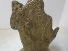 Vintage Solid Brass Santa Taper Candlestick Holder