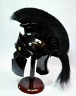 Roman Medieval Helmet With Black Plume Armor Roman Helmet