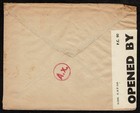 Algeria To Switzerland -  1943 Censor 2406  Strip Of Four 1941 1f Carmine  Rose