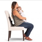 Rockermama Ready Rocker Back Strain Reducer Portable Baby Infant Rocker Gray