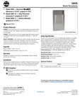 Bradley 3a05-10 - 12 Gallon Stainless Steel Semi-recessed Waste Receptacle