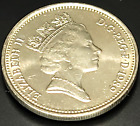 1989 Great Britain Five Pence Coin -5p Brilliant Unc  Km 937 23 5mm Uk