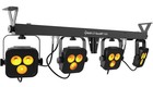 Chauvet Dj 4bar Lt Quadbt Ils Bluetooth Wash Lighting Kit tripod bag footswitch