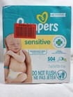 Pampers Sensitive Baby Wipes 504 Ct     Unscented  Hypoallergenic  6 Packs