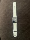 Apple Watch 42mm Case 316l Stainless Steel Sapphire Crystal Black Sport Band