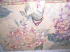 Vintage Large Size Sewing Basket  Fabric 2 Handles  Full With Supplies  Cottage