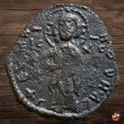 Beautiful      Constantine X Eudocia Follis Coin  sear 1853  Byzantine Jesus T863
