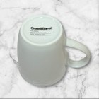 Crate   Barrel Palazzo White Porcelain Mugs   Set Of 4   Immaculate Condition