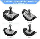 1 85  Wheel Rim Lock For Dual Sport Dirt Bike  1 6  Tire Clamp With Molded Rubbe