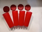 New Tupperware  5107l 4 16oz Tumblers With Lids Multiple Colors Free Us Shipping
