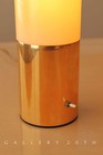      Way Cool  Mcm Atomic Cylinder Lamp  Sputnik Panton 60s 50s Vtg Brass Desk     
