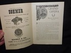 Early 1900 s Grand Opera Advertising Catalog By Walter Damrosch