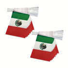 50 Packs          Wholesale Mexico Flag Bunting     10m   33ft   World Cup 2026 D  cor