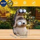 Banax Hedgehog Solar Garden Ornaments  Waterproof Led Garden  Resin