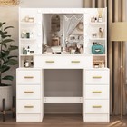 Makeup Vanity Set 11 Led Lighted Mirror Dressing Table 7 Drawers For Bedroom