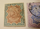 India - Scott  50-52   Queen Victoria  1895  Used   51 W  Faults 