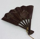 Rare Cast Iron Japanese Fan Paperweight Turtle Art Design 6 5    Unique Decor X