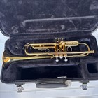 Yamaha Advantage Trumpet Ytr-200ad Gold Lacquer With Hard Case  read Description