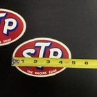 Stp - Set Of 2 Original Vintage 1960 s 70 s Racing Decals stickers - 4 5 Inch