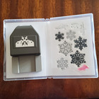 Stampin  Up  Stamp   Punch Bundle - Sparkling Snowflakes