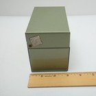 1980 Current Blank Recipe Cards 30   Vtg Green Metal File Box Kitchen Recipes
