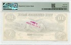 1850s  10 Mount Carmel  Illinois Obsolete Note Citizens Bank Pmg Cu62 Proof