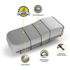 Seal Skin Covers Heavy-duty Pontoon Boat Cover  17 -19 l X 102 w  beam   Gray 