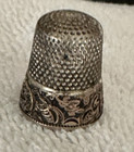 Antique Sterling Silver Sewing Thimble 6 3 Grams Size 9