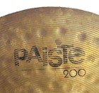 Paiste 200 20  Ride Cymbal Damaged As-is Cracks Along Outer Edge  231894 