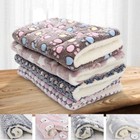 Pet Dog Bed Mat Self Warming Soft Flannel Pad Blanket Cat Bed Cushion Washable