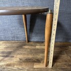 Vintage Danish Mid Century Modern 1970   s Wood End Side Table W  Removable Legs