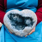 5 56lb Natural Blue Celestite Geode Quartz Crystal Mineral Specimen Healing