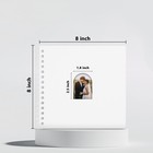 Diy Scrapbook 8x8 Inch 20 Sheets White Memory Book Personal Photo Album