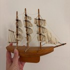 Small Model Ship Mantle Decor - Nautical  Coastal  Pirate  Sailor  Maritime