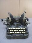 Antique Vtg 1913 Oliver No 9 The Printype Batwing Green Typewriter   See Video