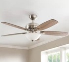 Southwind Ii 52 In  Indoor Led Brushed Nickel Ceiling Fan W  Light Kit   Remote