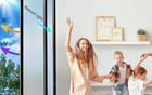 Frosted Glass Window Privacy Film Decorative  78 7 X 23 6 Inch Static Cling