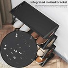 Share 4 Tier Shoe Rack  Narrow Stackable Shoe Storage Organizer Shelf