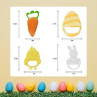 Easter Teething Toys For Toddlers    soft Silicone Baby Easter Chew Toy   my First E