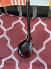 Antique Hickory Wood Shaft Ag Spalding Fancy Face 10  Driver Golf Club D1